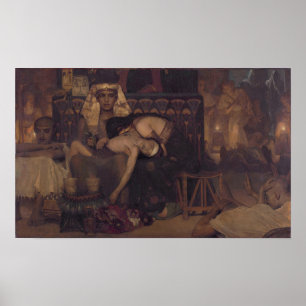 Affiche Alma-Tadema - Mort du premier-né du pharaon