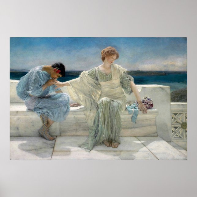 Affiche Alma-Tadema - Ne plus me demander (Devant)