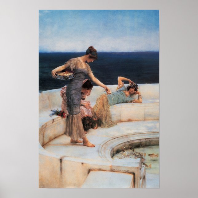 Affiche Alma-Tadema - Préférés d'Argent (Devant)