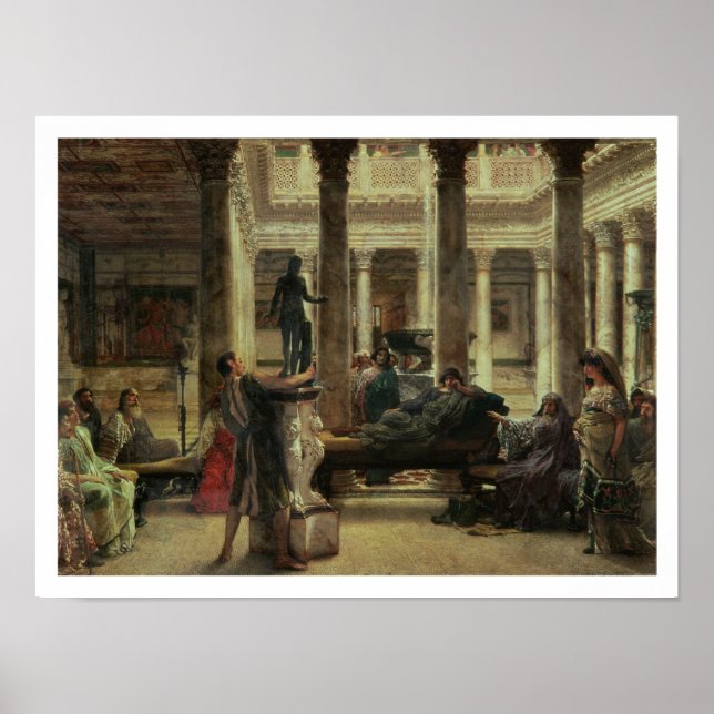 Affiche Alma Tadema | Roman Art Lover, 1870 (Devant)