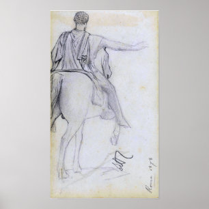Affiche Alma-Tadema - Statue de Marc Aurèle