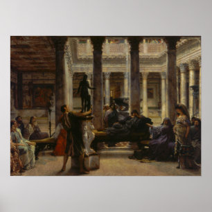 Affiche Alma-Tadema - Un amateur romain