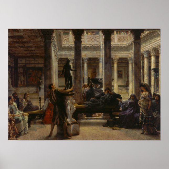 Affiche Alma-Tadema - Un amateur romain (Devant)