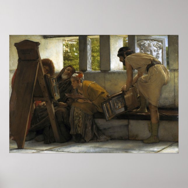 Affiche Alma-Tadema - Un Studio Romain (Devant)
