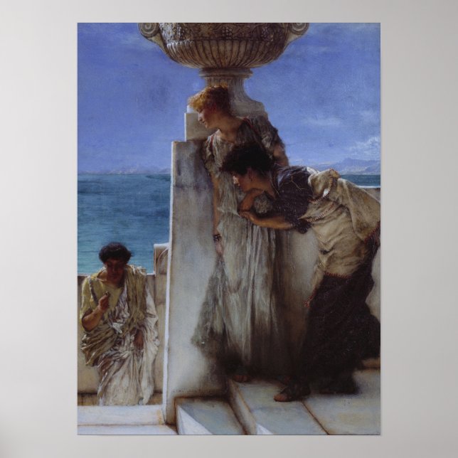 Affiche Alma-Tadema - Une conclusion annoncée (Devant)
