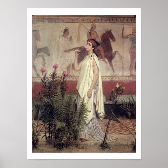 Affiche Alma-Tadema | Une femme grecque, 1869 (Devant)