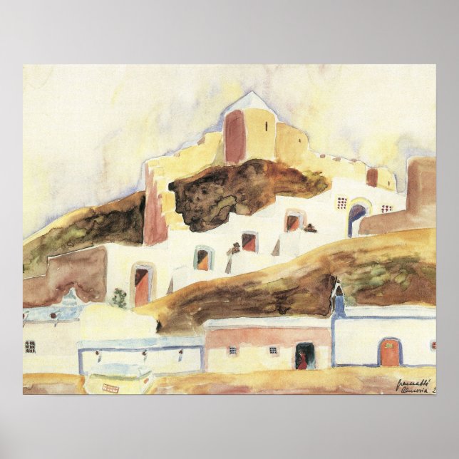 Affiche Almeria par Walter Gramatte, Expressionisme Vintag (Devant)