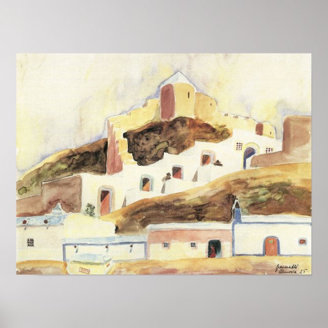 Affiche Almeria par Walter Gramatte, Expressionnisme Vinta (Devant)