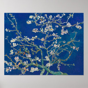 Affiche Almond Bloom (Indigo) Van Gogh