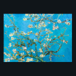 Affiche Almond Blossom Vincent Van Gogh<br><div class="desc">Fleur d'amandes de Vincent van Gogh avec des couleurs vertes et bleues époustouflantes.</div>