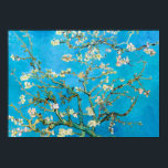 Affiche Almond Blossom Vincent Van Gogh<br><div class="desc">Fleur d'amandes de Vincent van Gogh avec des couleurs vertes et bleues époustouflantes.</div>