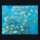 Affiche Almond Blossom Vincent Van Gogh<br><div class="desc">Fleur d'amandes de Vincent van Gogh avec des couleurs vertes et bleues époustouflantes.</div>
