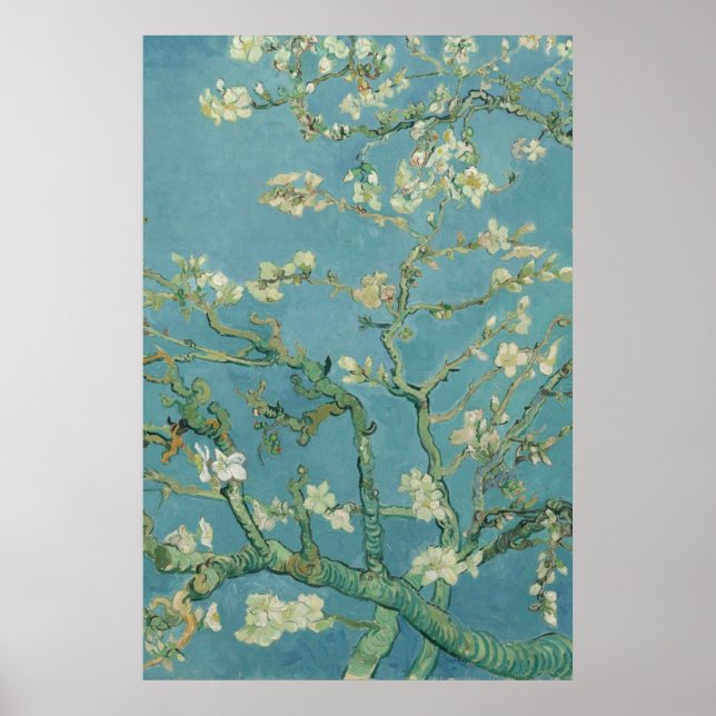 Affiche Almond Blossom Vincent van Gogh 1890 (Devant)