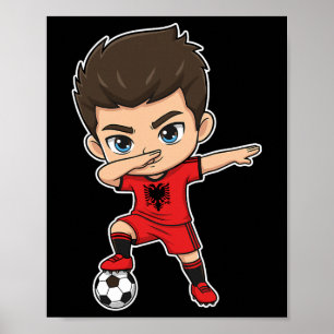 Affiche Alnia Dab Enfant Goal Cartoon Drapeau Alnia Pour G