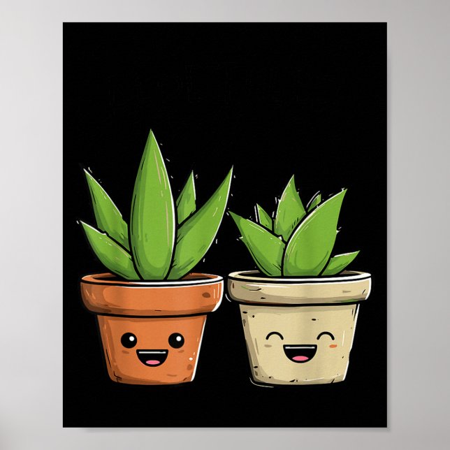 Affiche Aloe There Funny Succulent Plant Lover  (Devant)