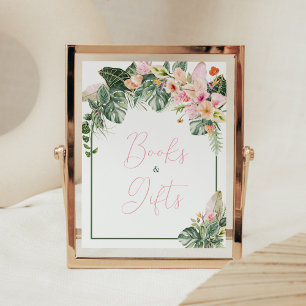 Affiche Aloha Baby showers Livres et Cadeaux