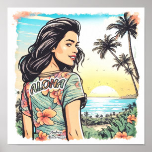 Affiche Aloha Girl