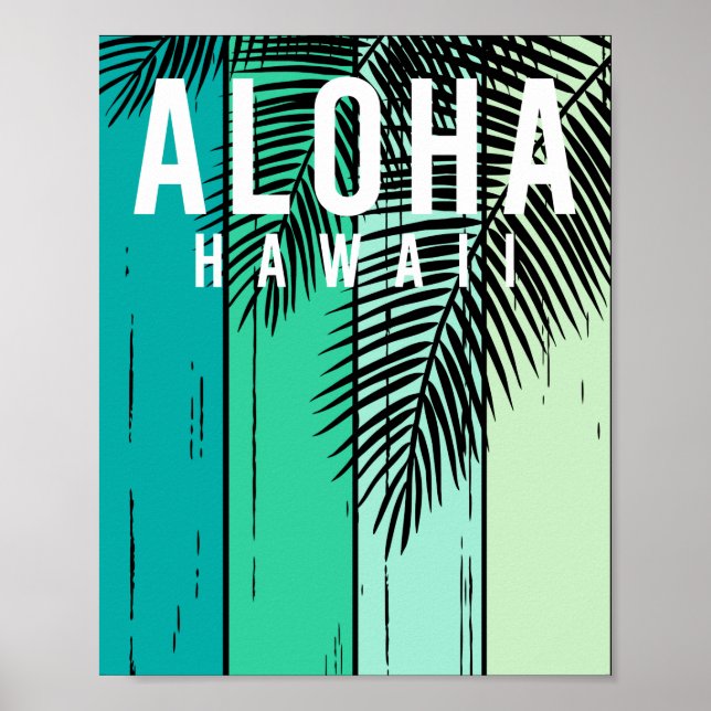 Affiche Aloha hawaii (Devant)