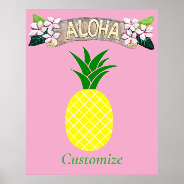 Affiche Aloha Pineapple Thunder_Cove (Devant)