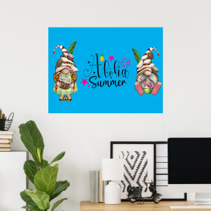 Affiche Aloha Summer Gnomes