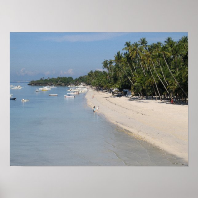 Affiche Alona Beach, Panglao Island, Bohol, Philippines (Devant)