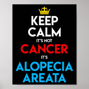 Affiche Alopecia Areata Sensibilisation Perte de cheveux t