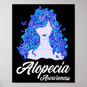 Affiche Alopecia Guerrier Perte de cheveux Guerrier Alopec