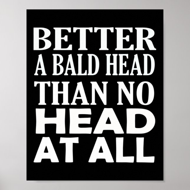 Affiche Alopecia Sensibilisation Fun chauds hommes (Devant)