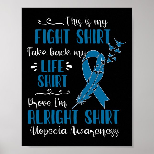 Affiche Alopecia Sensibilisation Mon combat (Devant)