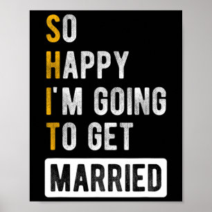 Affiche Alors Heureux que je vais me marier - Jga Bachelor