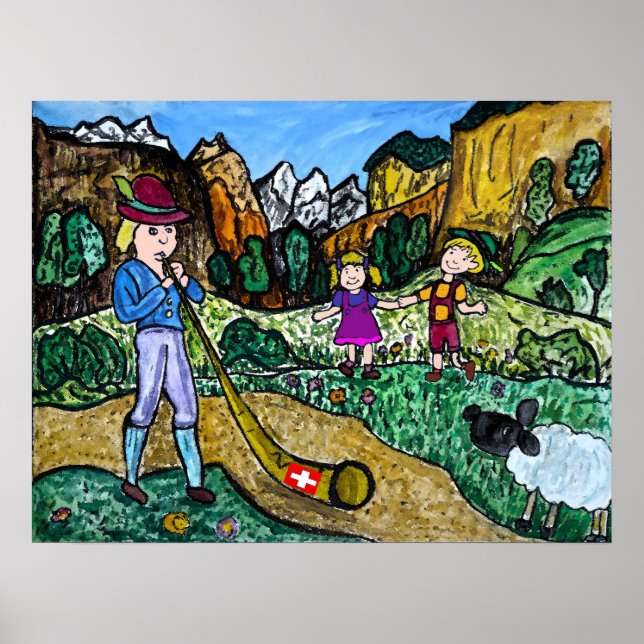 Affiche Alpen Dance (Devant)