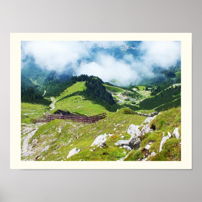 Affiche Alpes autrichiennes (Devant)