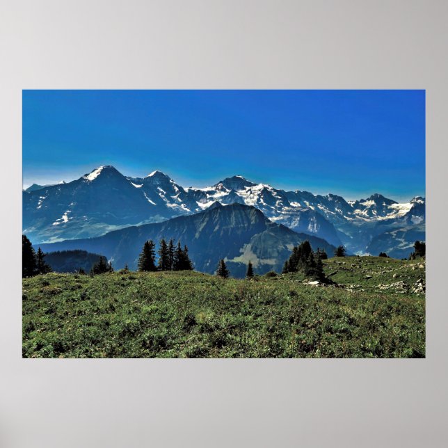 Affiche Alpes de Suisse (Devant)