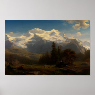 Affiche Alpes suisses