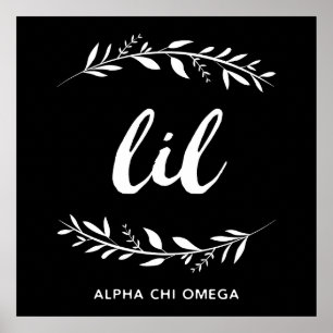 Affiche Alpha guirlande d'Omega   Lil de Chi