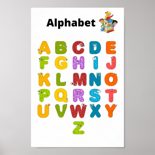 Affiche Alphabet (Devant)
