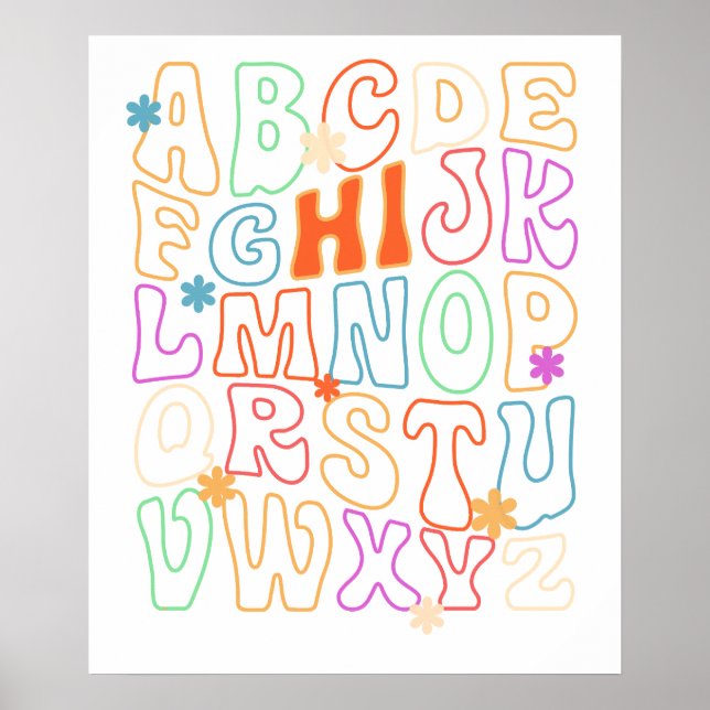 Affiche alphabet (Devant)
