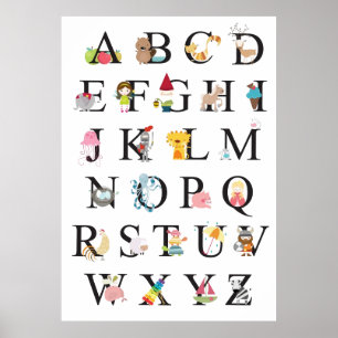 Affiche Alphabet