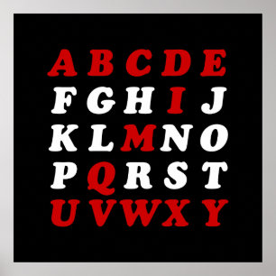 Affiche Alphabet Anglais