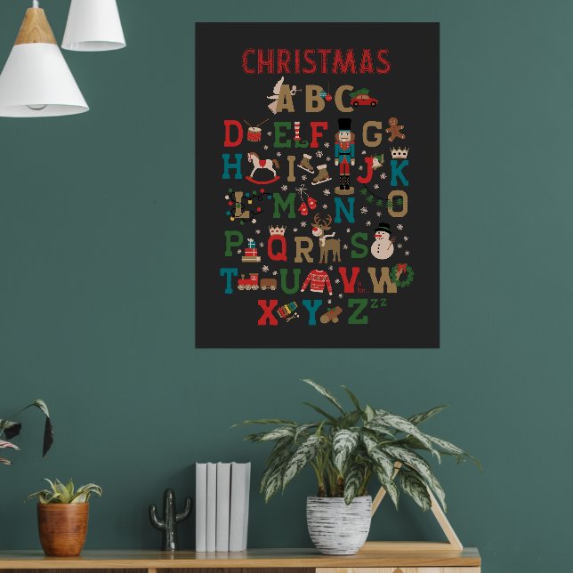 Affiche Alphabet de Noël Enfants (Salon 1)