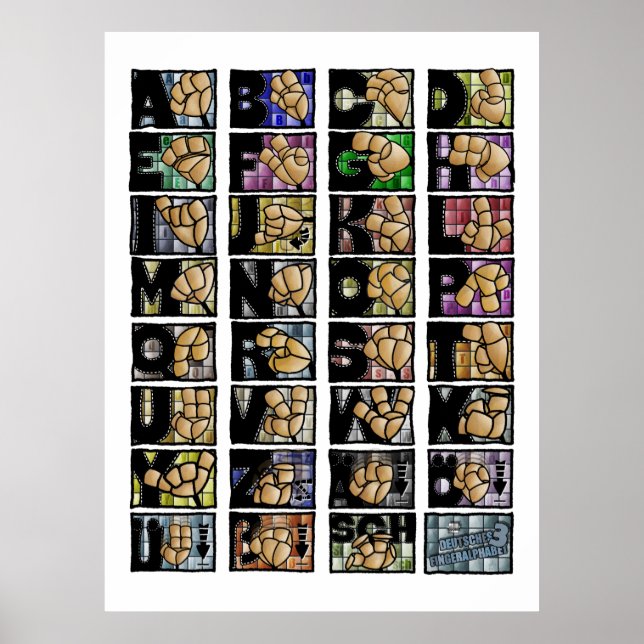 Affiche Alphabet digital français 3 (2025) (Devant)