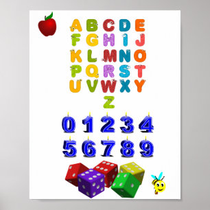 Affiche Alphabet et numéro