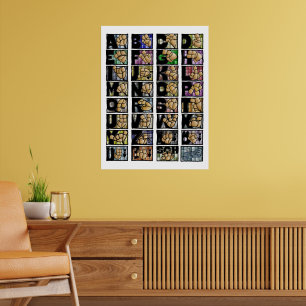 Affiche Alphabet numérique allemand 3 (2025)