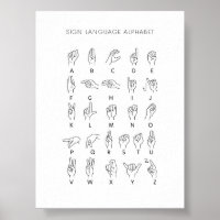 Affiche alphabétique