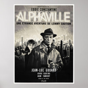 Affiche Alphaville Vintage