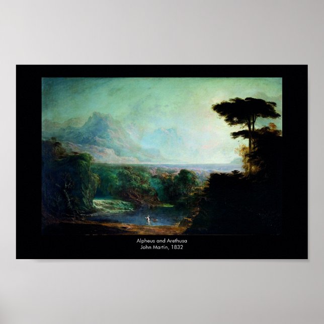 Affiche Alpheus et Arethusa de John Martin (Devant)