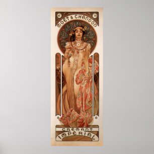 Affiche Alphons Mucha Cremant impérial