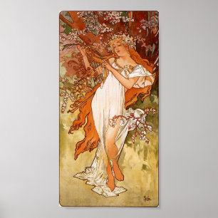 Affiche Alphons Mucha Spring