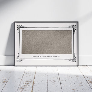 Affiche Alphonse Allais, April Fools, Grey, Art Abstrait