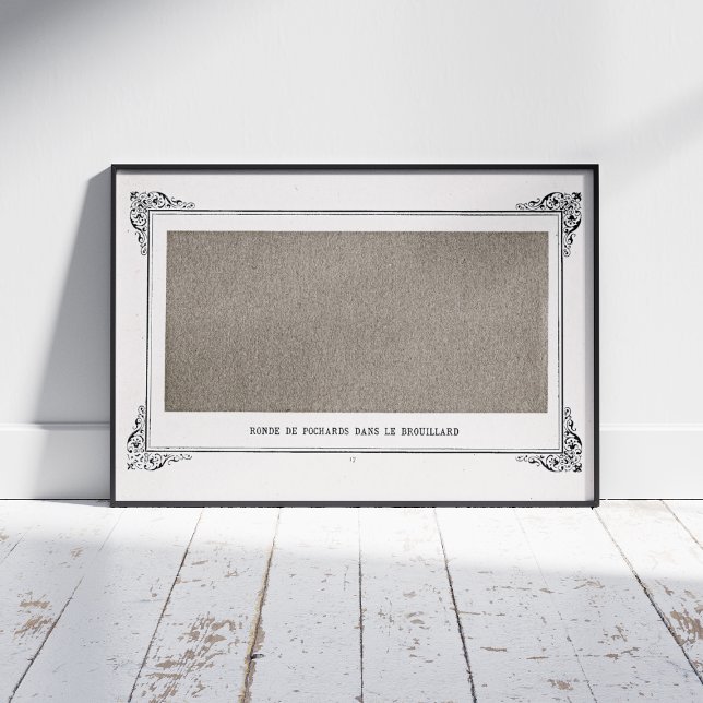 Affiche Alphonse Allais, April Fools, Grey, Art Abstrait (Créateur téléchargé)